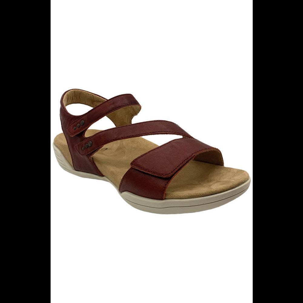 Halsa Women's Denia Sandals Red - Medium